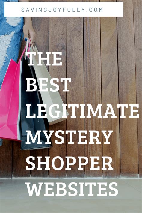 legitimate mystery shoppers.